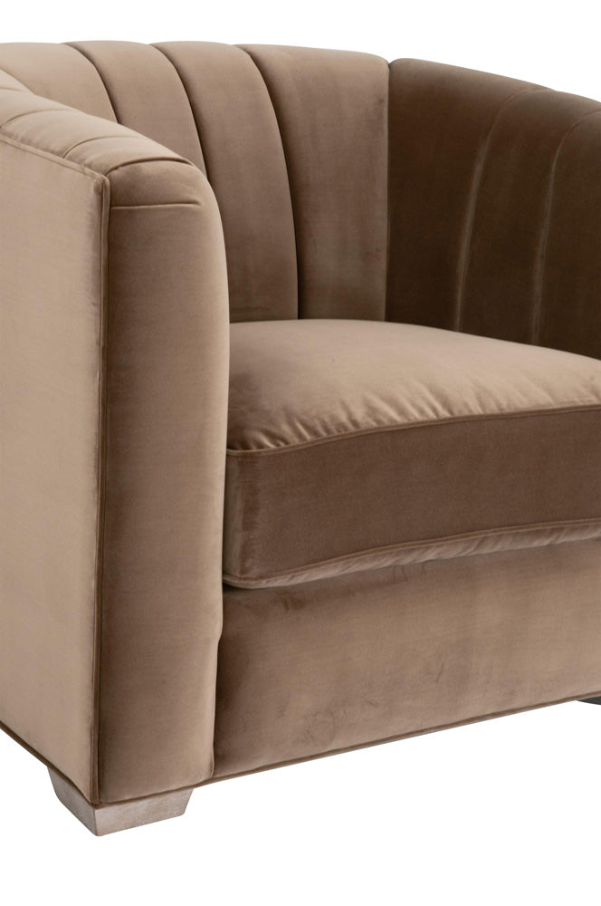 Essentials For Living - Stitch & Hand - Upholstery Bronx Channel Back Sofa Chair - 6615-1.CAR/NG view 5
