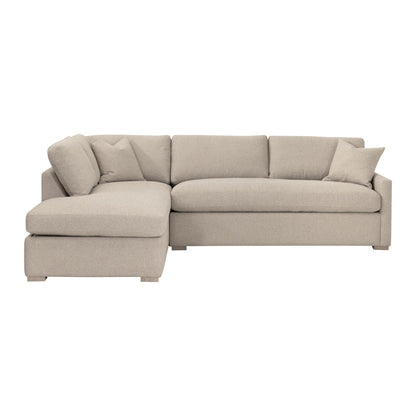 Essentials For Living - Stitch & Hand - Upholstery Clara 112"  Slim Arm Sleeper Queen LF Sectional - 6620-LFS.LGJUT/NG view 1