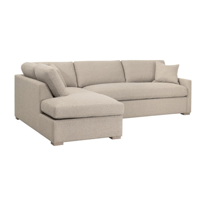 Essentials For Living - Stitch & Hand - Upholstery Clara 112"  Slim Arm Sleeper Queen LF Sectional - 6620-LFS.LGJUT/NG view 6