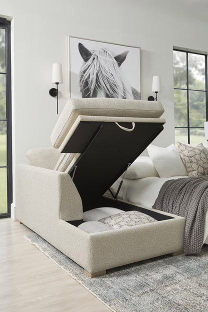 Essentials For Living - Stitch & Hand - Upholstery Clara 112"  Slim Arm Sleeper Queen LF Sectional - 6620-LFS.LGJUT/NG view 11