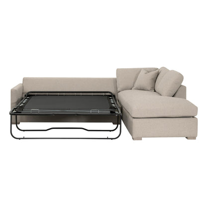Essentials For Living - Stitch & Hand - Upholstery Clara 112" Slim Arm Sleeper Queen RF Sectional - 6620-RFS.LGJUT/NG view 4
