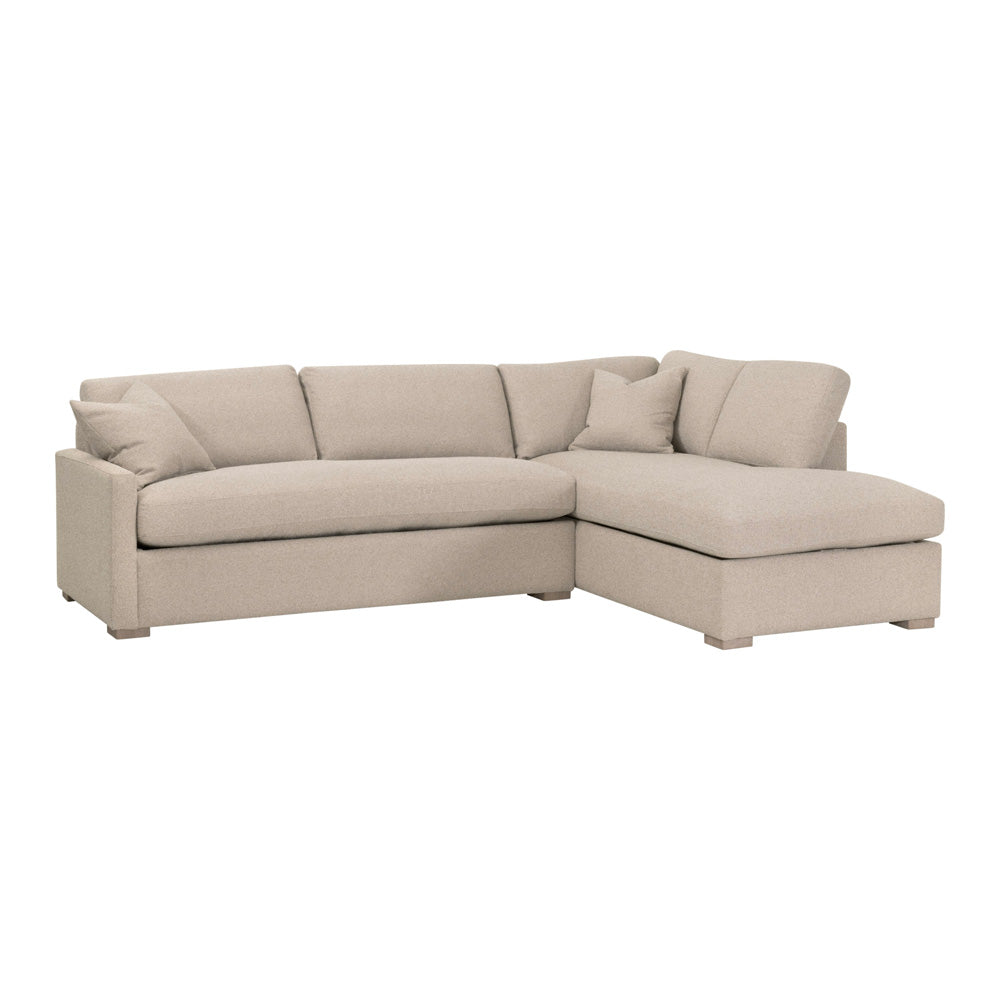 Essentials For Living - Stitch & Hand - Upholstery Clara 112" Slim Arm Sleeper Queen RF Sectional - 6620-RFS.LGJUT/NG view 6