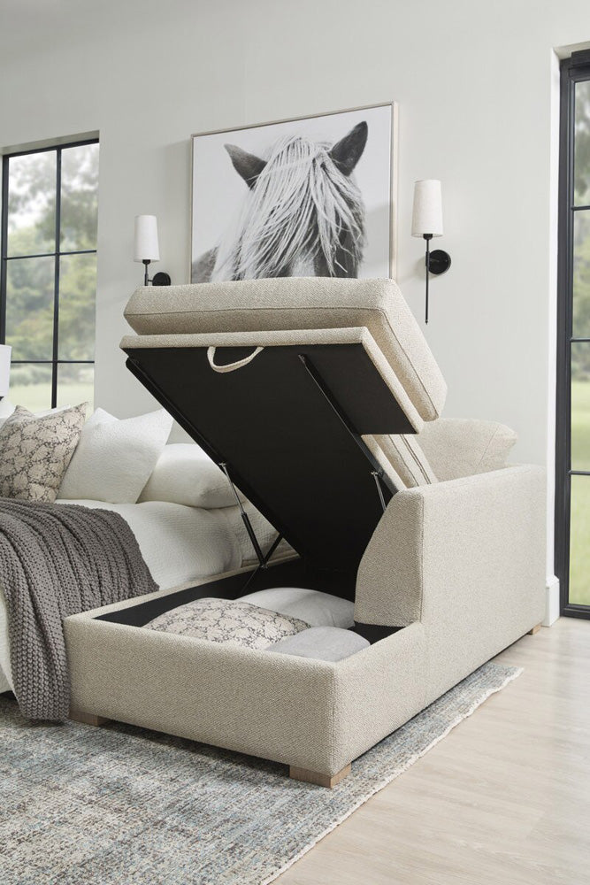 Essentials For Living - Stitch & Hand - Upholstery Clara 112" Slim Arm Sleeper Queen RF Sectional - 6620-RFS.LGJUT/NG view 7