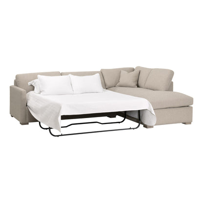 Essentials For Living - Stitch & Hand - Upholstery Clara 112" Slim Arm Sleeper Queen RF Sectional - 6620-RFS.LGJUT/NG view 7