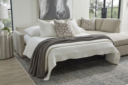 Essentials For Living - Stitch & Hand - Upholstery Clara 112" Slim Arm Sleeper Queen RF Sectional - 6620-RFS.LGJUT/NG view 9