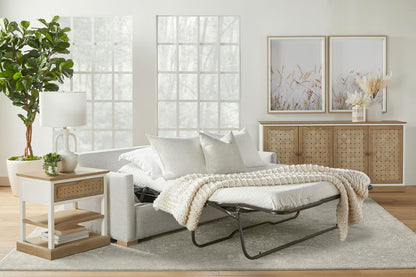 Essentials For Living - Stitch & Hand - Upholstery Clara 86" Slim Arm Queen Sleeper Sofa - 6620-3S.STO-BSK/NG view 1