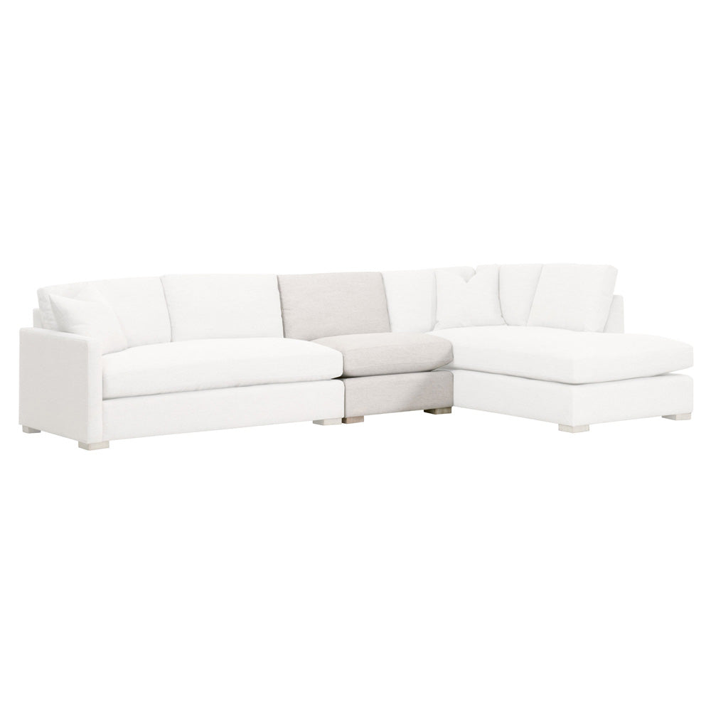 Essentials For Living - Stitch & Hand - Upholstery Clara Modular 1-Seat Armless Chair - 6620-1S.STOBSK/NG view 4