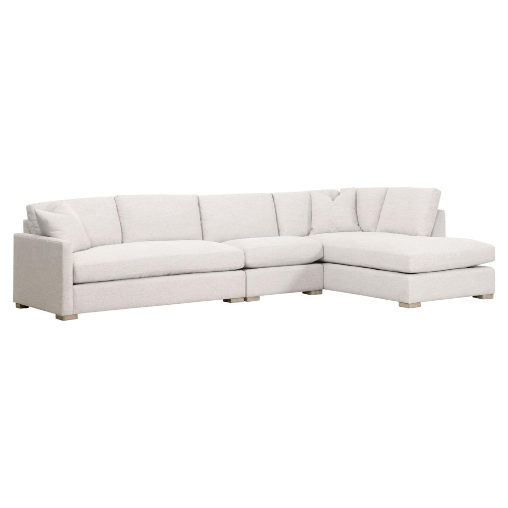 Essentials For Living - Stitch & Hand - Upholstery Clara Modular Right-Facing Chaise - 6620-RCHS.STOBSK/NG view 7