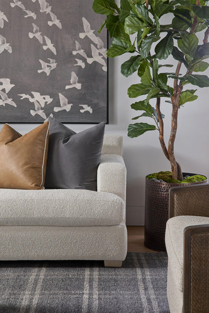 Essentials For Living - Stitch & Hand - Upholstery Dean 92" California Casual Sofa - 6604-3.LGLIN/NG view 10