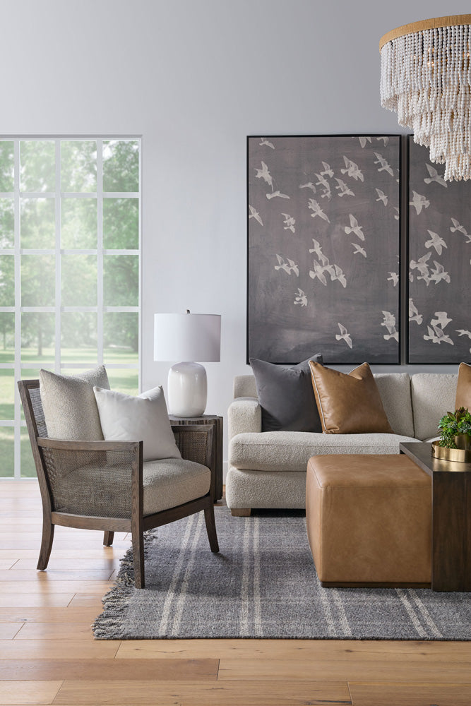 Essentials For Living - Stitch & Hand - Upholstery Dean 92" California Casual Sofa - 6604-3.LGLIN/NG view 12