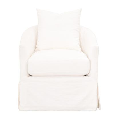 Essentials For Living - Stitch & Hand - Upholstery Faye Slipcover Swivel Club Chair - 6650.CRCRP view 1