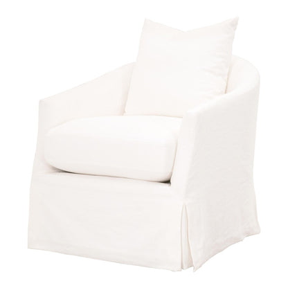 Essentials For Living - Stitch & Hand - Upholstery Faye Slipcover Swivel Club Chair - 6650.CRCRP view 2