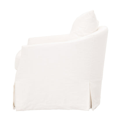 Essentials For Living - Stitch & Hand - Upholstery Faye Slipcover Swivel Club Chair - 6650.CRCRP view 3