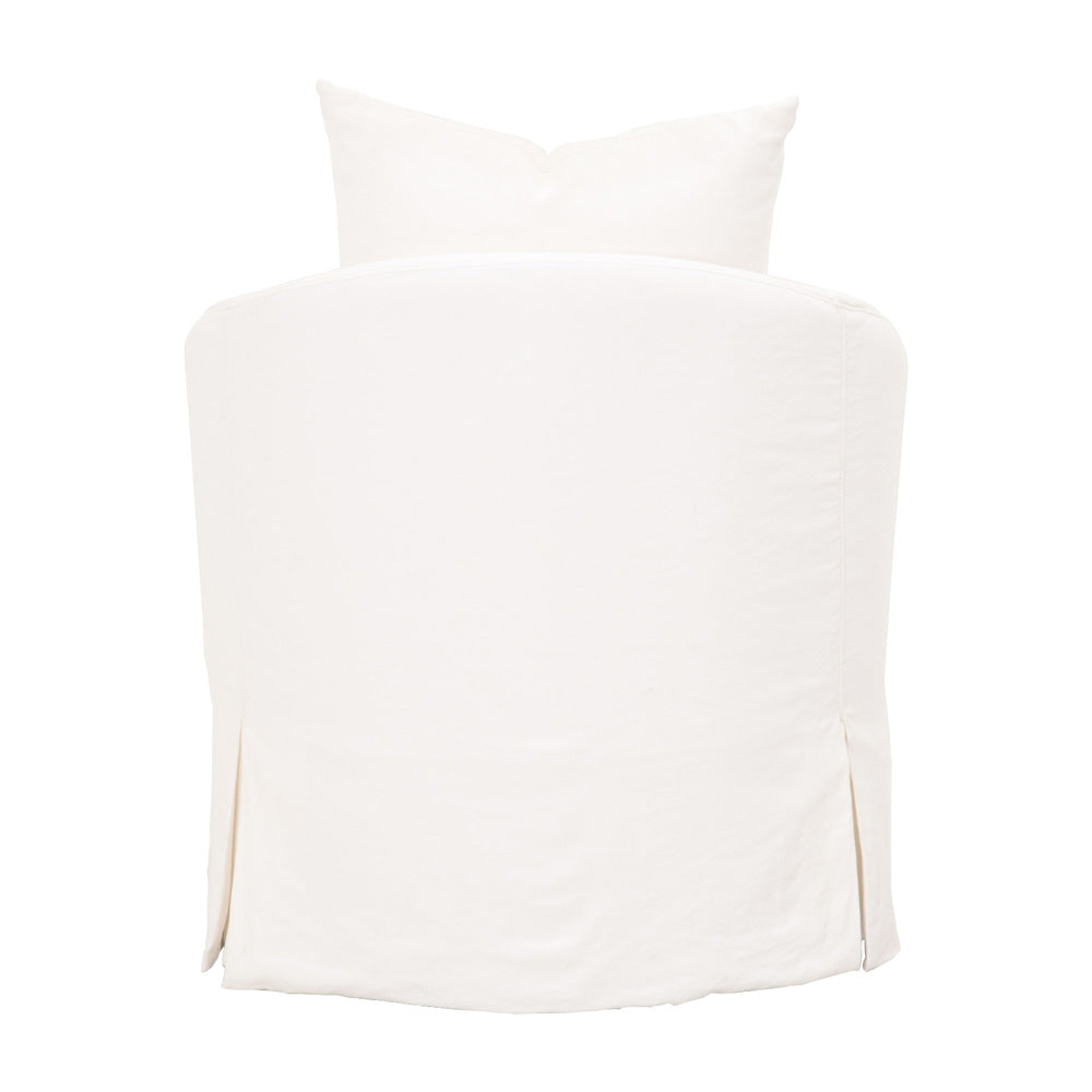 Essentials For Living - Stitch & Hand - Upholstery Faye Slipcover Swivel Club Chair - 6650.CRCRP view 5