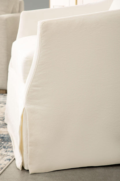 Essentials For Living - Stitch & Hand - Upholstery Faye Slipcover Swivel Club Chair - 6650.CRCRP view 8