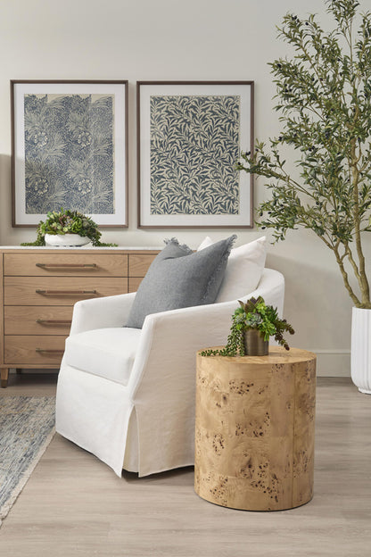 Essentials For Living - Stitch & Hand - Upholstery Faye Slipcover Swivel Club Chair - 6650.CRCRP view 10