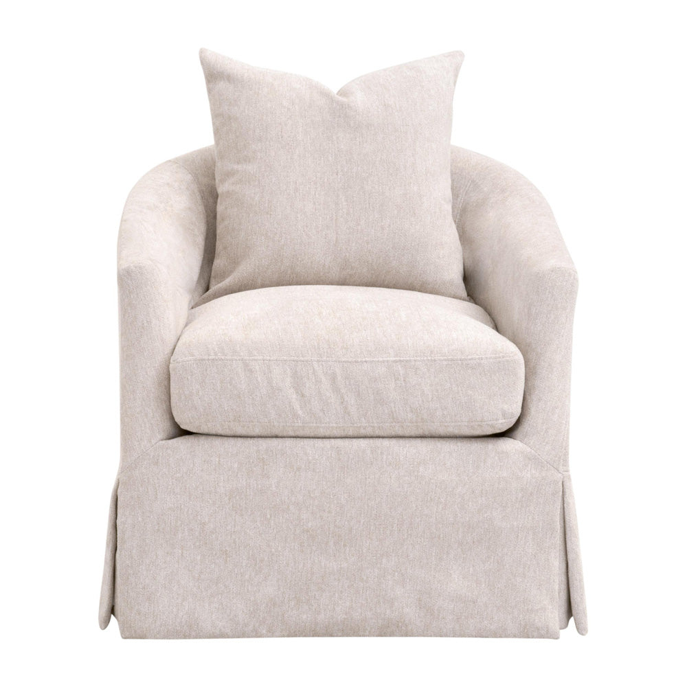 Essentials For Living - Stitch & Hand - Upholstery Faye Slipcover Swivel Club Chair - 6650.LHIVO view 1