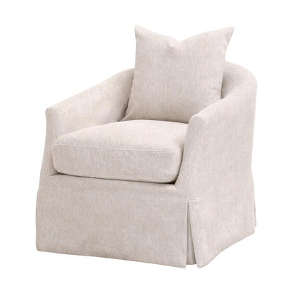 Essentials For Living - Stitch & Hand - Upholstery Faye Slipcover Swivel Club Chair - 6650.LHIVO view 2