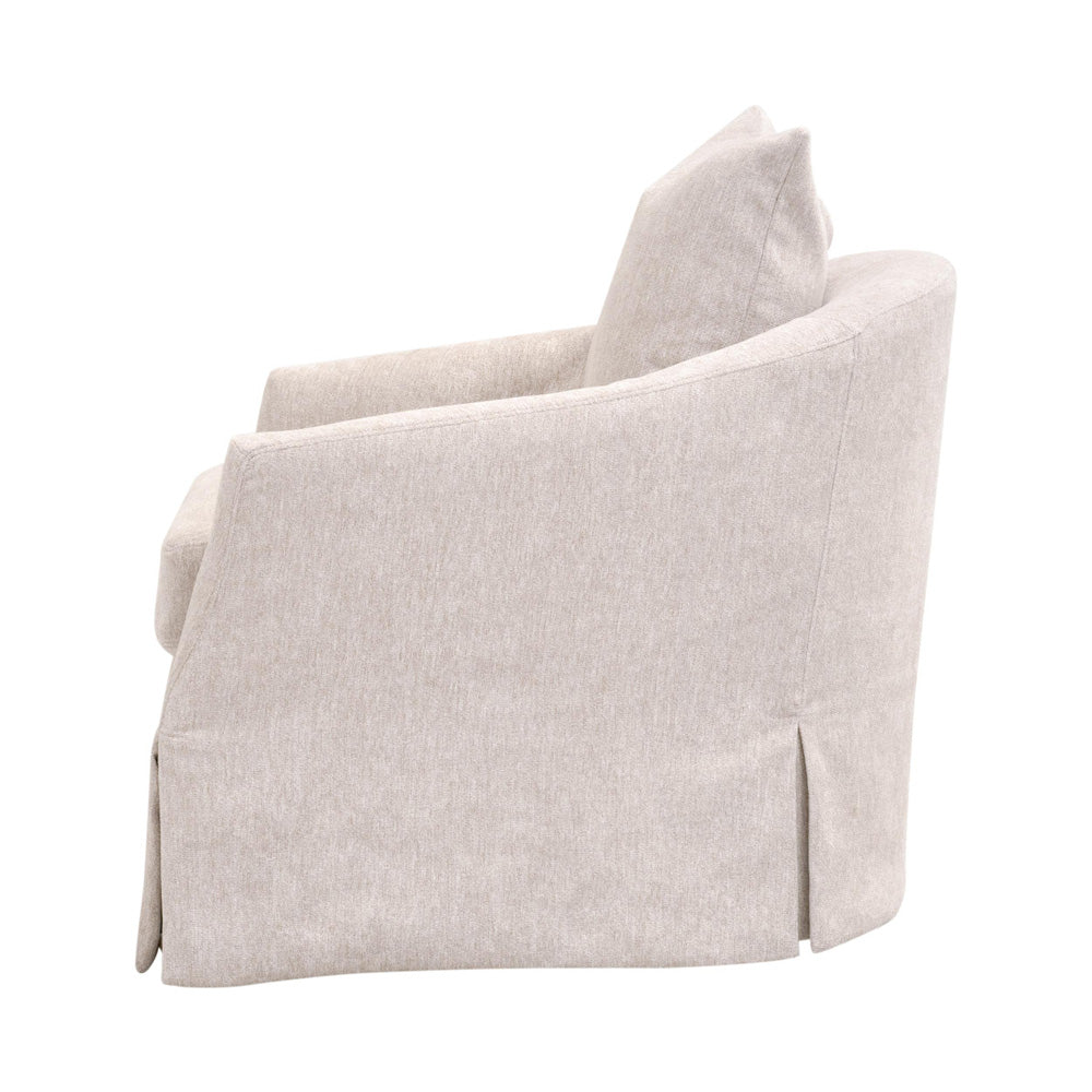 Essentials For Living - Stitch & Hand - Upholstery Faye Slipcover Swivel Club Chair - 6650.LHIVO view 3
