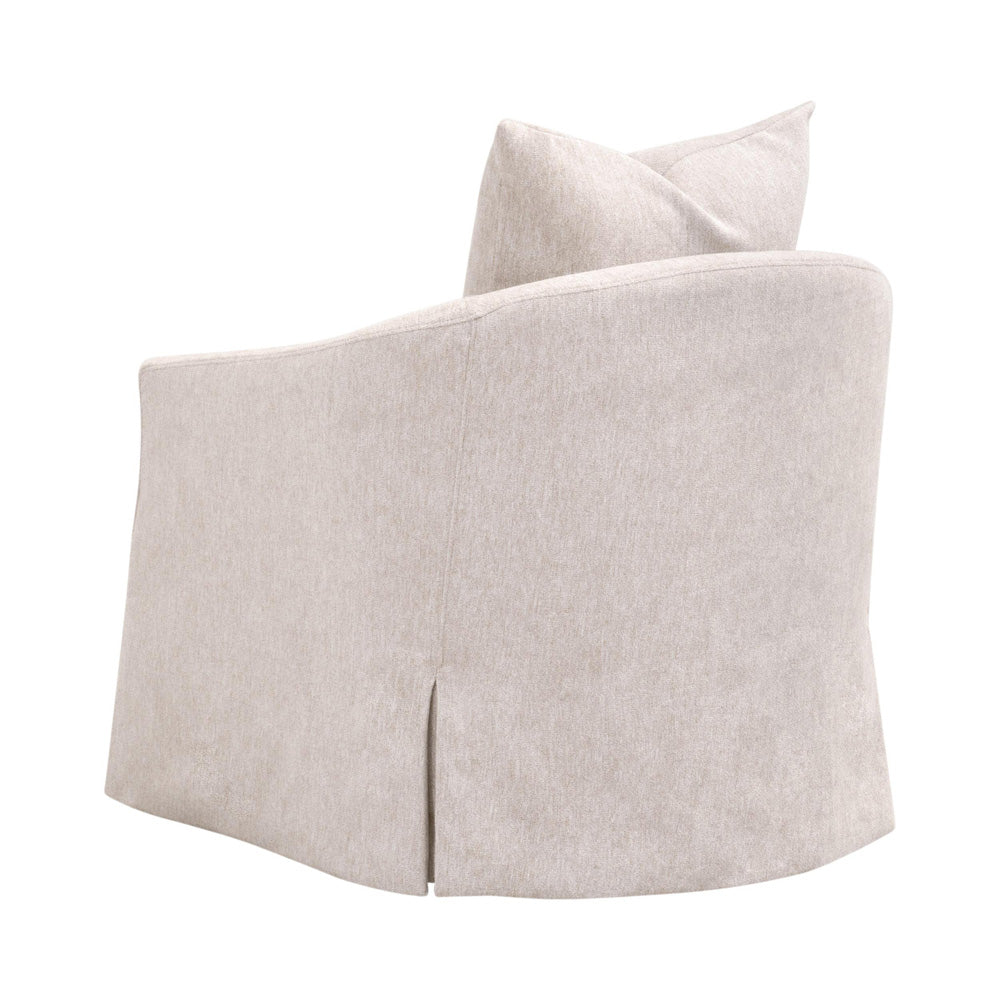 Essentials For Living - Stitch & Hand - Upholstery Faye Slipcover Swivel Club Chair - 6650.LHIVO view 4