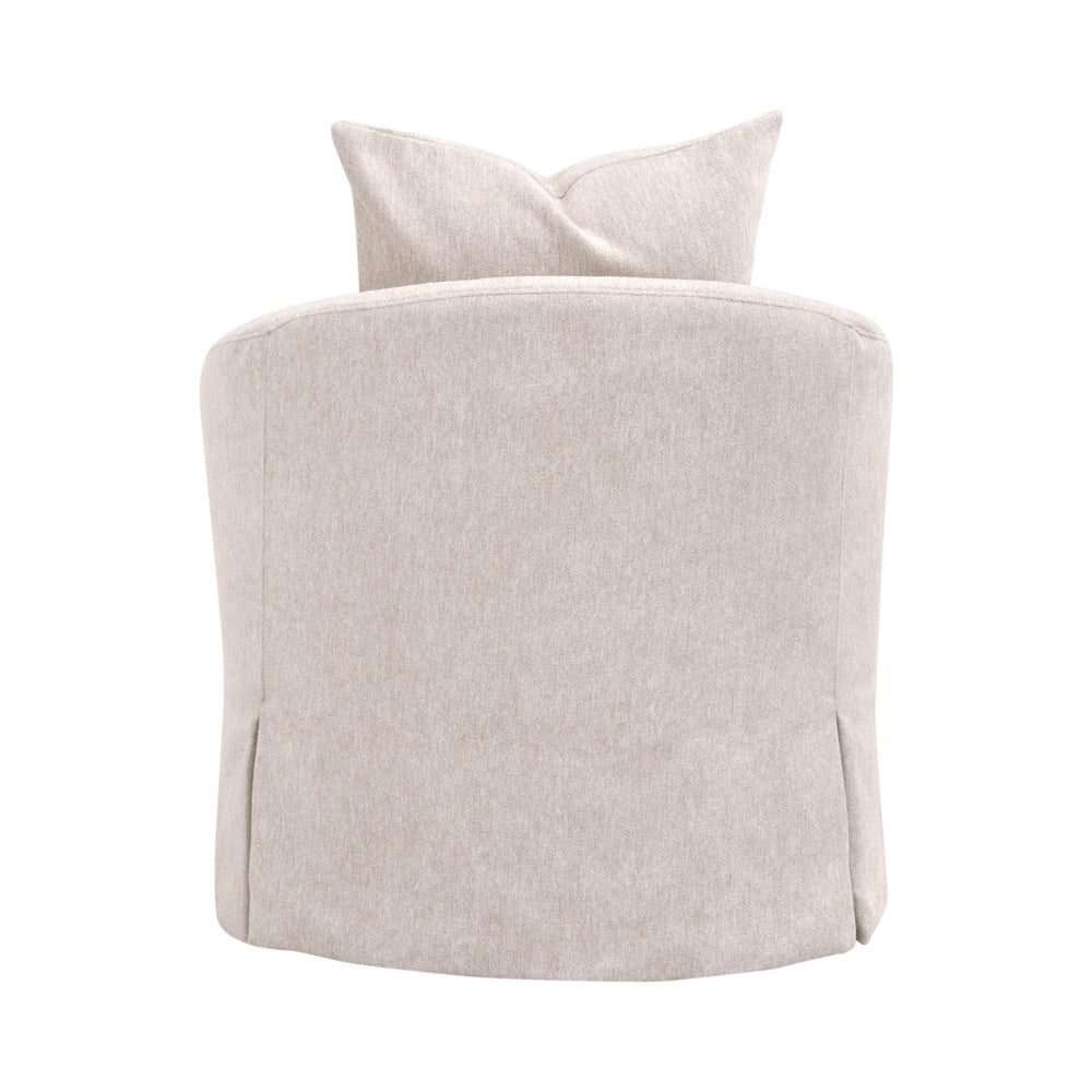 Essentials For Living - Stitch & Hand - Upholstery Faye Slipcover Swivel Club Chair - 6650.LHIVO view 5