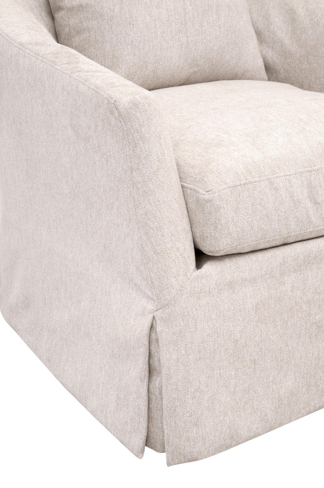 Essentials For Living - Stitch & Hand - Upholstery Faye Slipcover Swivel Club Chair - 6650.LHIVO view 7
