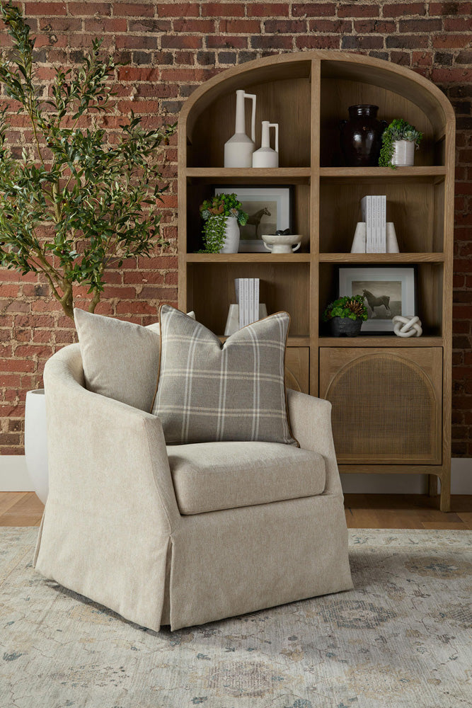 Essentials For Living - Stitch & Hand - Upholstery Faye Slipcover Swivel Club Chair - 6650.LHIVO view 10