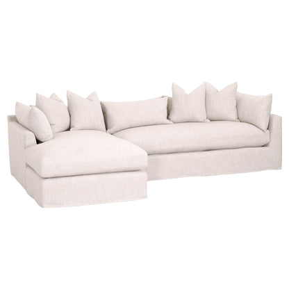 Essentials For Living - Stitch & Hand - Upholstery Haven 110" Lounge Slipcover LF Sectional - 6606-LF.BISQ view 3