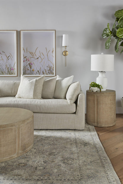 Essentials For Living - Stitch & Hand - Upholstery Haven 110" Lounge Slipcover LF Sectional - 6606-LF.BISQ view 5