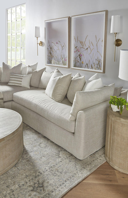 Essentials For Living - Stitch & Hand - Upholstery Haven 110" Lounge Slipcover LF Sectional - 6606-LF.BISQ view 6