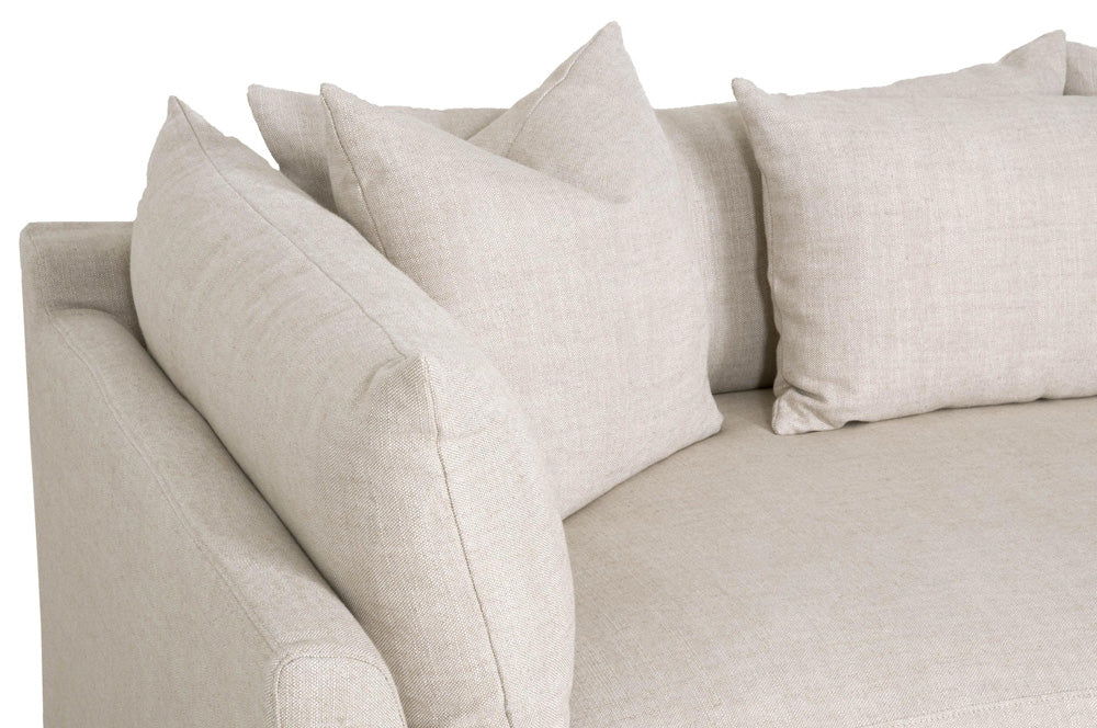 Essentials For Living - Stitch & Hand - Upholstery Haven 110" Lounge Slipcover RF Sectional - 6606-RF.BISQ view 4