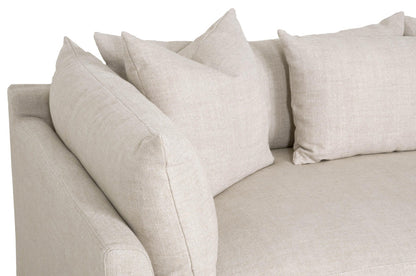 Essentials For Living - Stitch & Hand - Upholstery Haven 110" Lounge Slipcover RF Sectional - 6606-RF.BISQ view 4