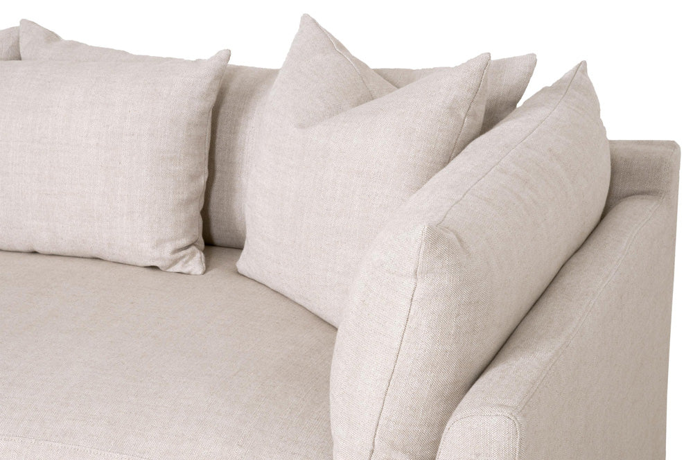 Essentials For Living - Stitch & Hand - Upholstery Haven 96" Lounge Slipcover Sofa - 6606-3.BISQ_CLOSEOUT view 3
