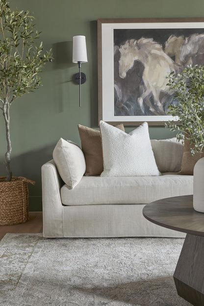 Essentials For Living - Stitch & Hand - Upholstery Haven 96" Lounge Slipcover Sofa - 6606-3.BISQ_CLOSEOUT view 8