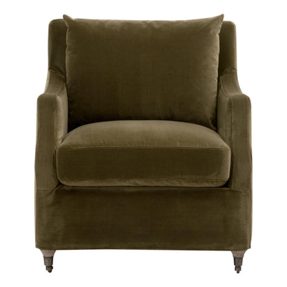 Essentials For Living - Stitch & Hand - Upholstery Jade Slipcover Club Chair - 6697.OLV/NG view 1