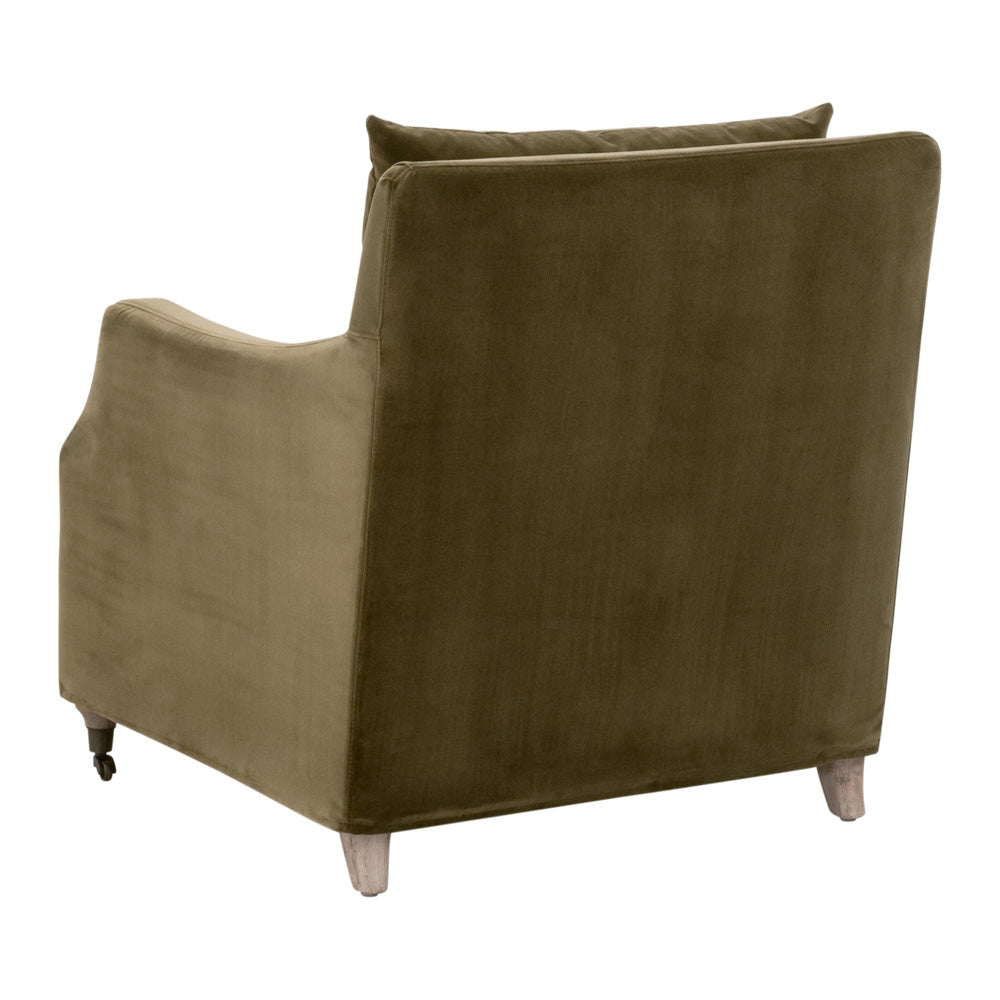 Essentials For Living - Stitch & Hand - Upholstery Jade Slipcover Club Chair - 6697.OLV/NG view 4