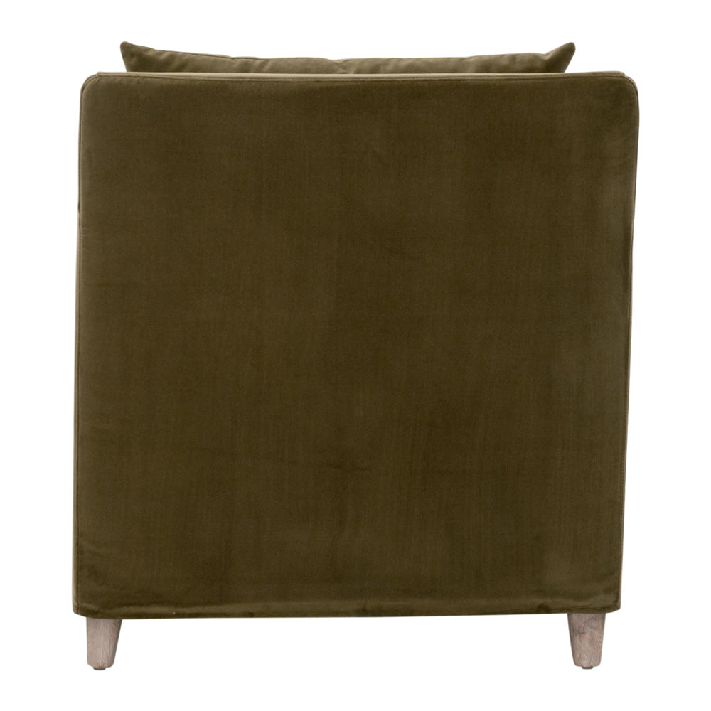 Essentials For Living - Stitch & Hand - Upholstery Jade Slipcover Club Chair - 6697.OLV/NG view 5