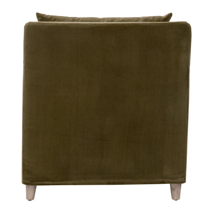 Essentials For Living - Stitch & Hand - Upholstery Jade Slipcover Club Chair - 6697.OLV/NG view 5
