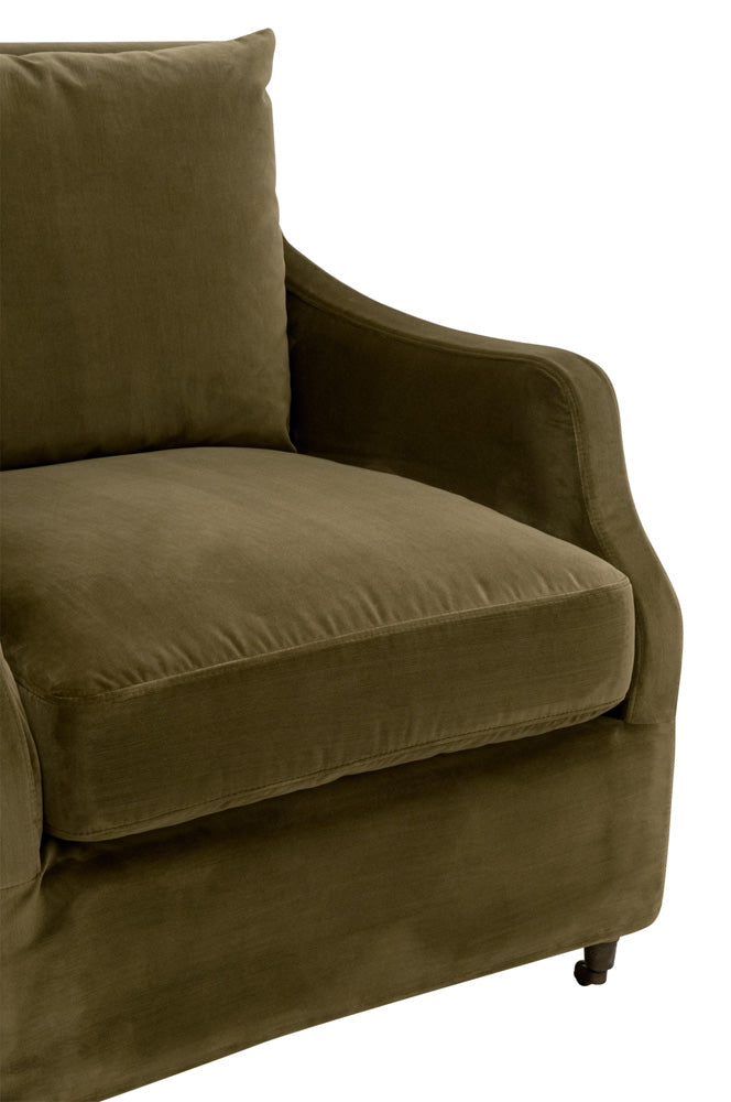 Essentials For Living - Stitch & Hand - Upholstery Jade Slipcover Club Chair - 6697.OLV/NG view 6