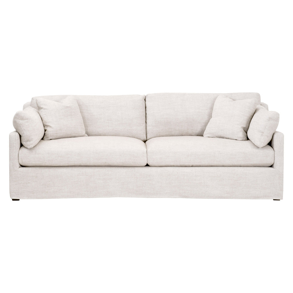 Essentials For Living - Stitch & Hand - Upholstery Lena 95" Slope Arm Slipcover Sofa - 6603-3.BISQ view 1