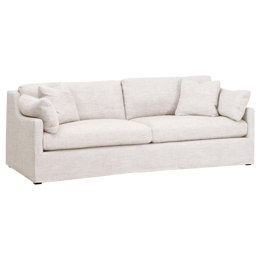 Essentials For Living - Stitch & Hand - Upholstery Lena 95" Slope Arm Slipcover Sofa - 6603-3.BISQ view 2