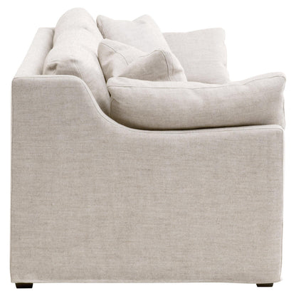 Essentials For Living - Stitch & Hand - Upholstery Lena 95" Slope Arm Slipcover Sofa - 6603-3.BISQ view 3