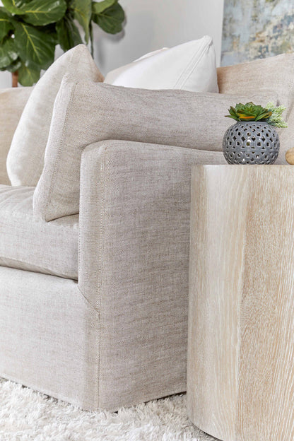 Essentials For Living - Stitch & Hand - Upholstery Lena 95" Slope Arm Slipcover Sofa - 6603-3.BISQ view 7
