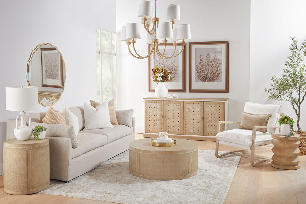 Essentials For Living - Stitch & Hand - Upholstery Lena 95" Slope Arm Slipcover Sofa - 6603-3.BISQ view 11