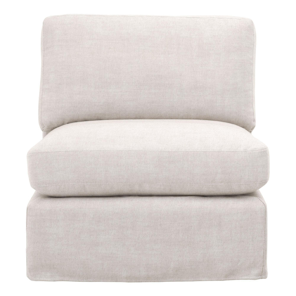 Essentials For Living - Stitch & Hand - Upholstery Lena Modular Slipcover 1-Seat Armless Chair - 6603-1S.BISQ view 1