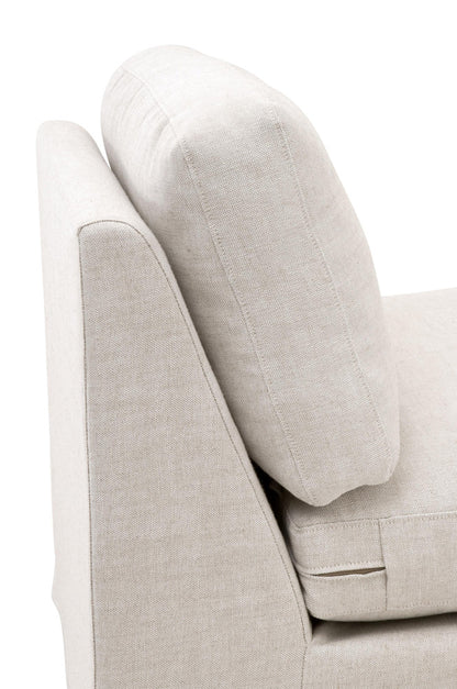 Essentials For Living - Stitch & Hand - Upholstery Lena Modular Slipcover 1-Seat Armless Chair - 6603-1S.BISQ view 7