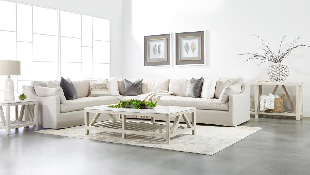 Essentials For Living - Stitch & Hand - Upholstery Lena Modular Slipcover 1-Seat Armless Chair - 6603-1S.BISQ view 10
