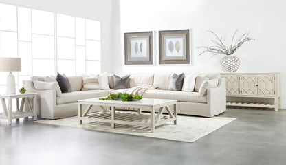 Essentials For Living - Stitch & Hand - Upholstery Lena Modular Slipcover 1-Seat Armless Chair - 6603-1S.BISQ view 12