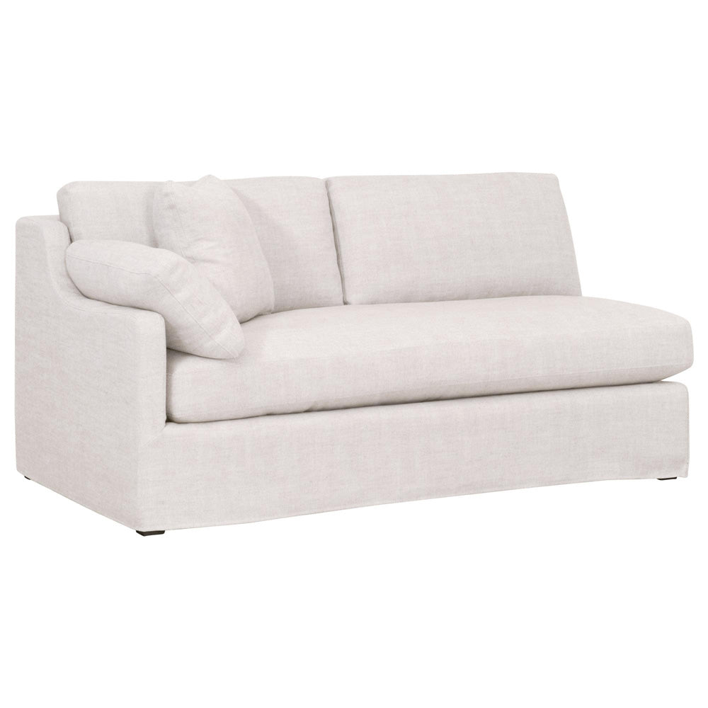 Essentials For Living - Stitch & Hand - Upholstery Lena Modular Slipcover 2-Seat Left Slope Arm Sofa - 6603-2S1LA.BISQ view 2
