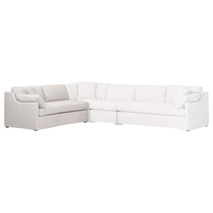 Essentials For Living - Stitch & Hand - Upholstery Lena Modular Slipcover 2-Seat Left Slope Arm Sofa - 6603-2S1LA.BISQ view 5